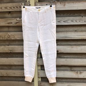Vince linen joggers, Size 0